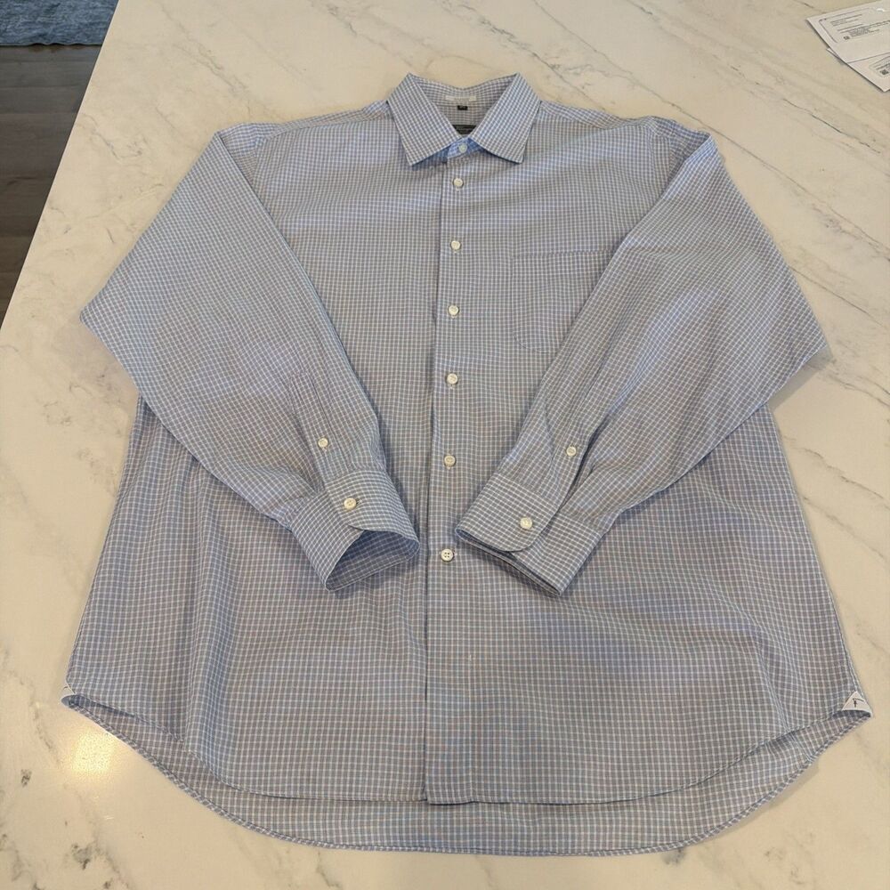 Salvatore Ferragamo Men’s Dress Shirt Made In Italy Cotton 17 1/2 (44 EU)